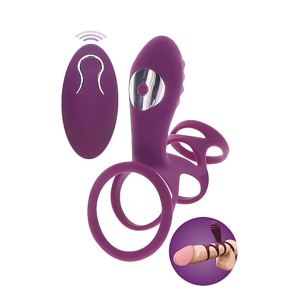 Halo Halo C-Ring Sleeve - Paars van het merk Happiness - Vibrerende Cockringen - online bestellen bij Masculum.nl. De discrete online seks-toys en erotisch heren ondergoed winkel voor gay & hetero mannen.