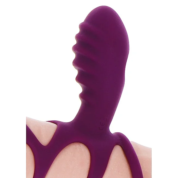 Halo Halo C-Ring Sleeve - Paars van het merk Happiness - Vibrerende Cockringen - online bestellen bij Masculum.nl. De discrete online seks-toys en erotisch heren ondergoed winkel voor gay & hetero mannen.