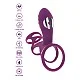 Halo Halo C-Ring Sleeve - Paars van het merk Happiness - Vibrerende Cockringen - online bestellen bij Masculum.nl. De discrete online seks-toys en erotisch heren ondergoed winkel voor gay & hetero mannen.