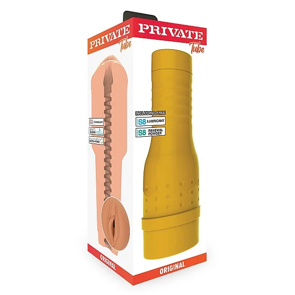 PRIVATE Original Tube - Lichte huidskleur van het merk PRIVATE Tube - Kunst Vagina - online kopen bij Masculum.nl. De discrete online seks-toys en erotisch heren ondergoed winkel voor gay & hetero mannen.