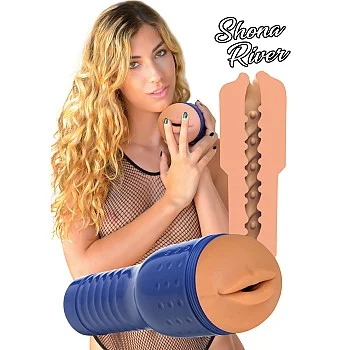 Shona River Pornstar Mouth - Lichte huidskleur