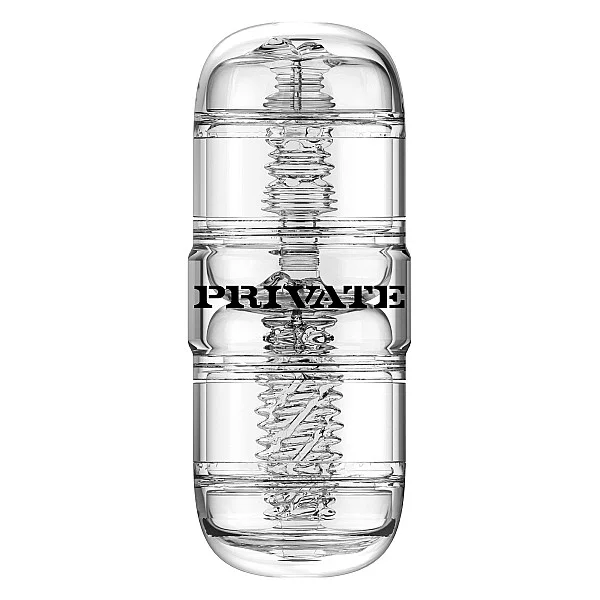 Clear Shot Double Masturbator - Transparant van het merk Private Clear - Masturbators - online bestellen bij Masculum.nl. De discrete online seks-toys en erotisch heren ondergoed winkel voor gay & hetero mannen.