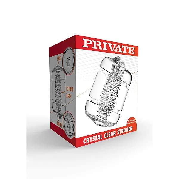 Crystal Clear Pussy & Mouth - Transparant van het merk Private Clear - Masturbators - online bestellen bij Masculum.nl. De discrete online seks-toys en erotisch heren ondergoed winkel voor gay & hetero mannen.