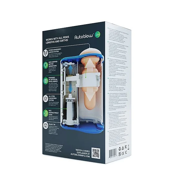 Autoblow AI+ Machine - Wit van het merk Autoblow - Sleeve Masturbators - online bestellen bij Masculum.nl. De discrete online seks-toys en erotisch heren ondergoed winkel voor gay & hetero mannen.