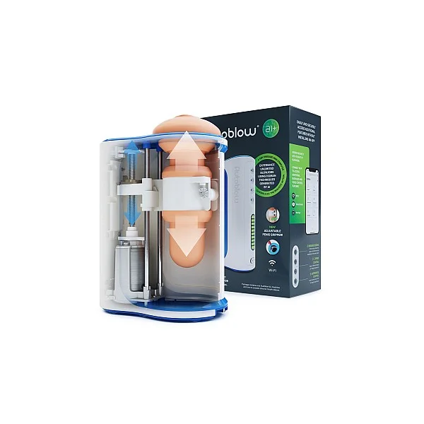 Autoblow AI+ Machine - Wit van het merk Autoblow - Sleeve Masturbators - online bestellen bij Masculum.nl. De discrete online seks-toys en erotisch heren ondergoed winkel voor gay & hetero mannen.