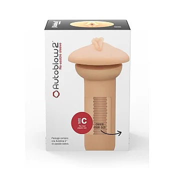 Autoblow 2+ Vagina Sleeve C - Lichte huidskleur