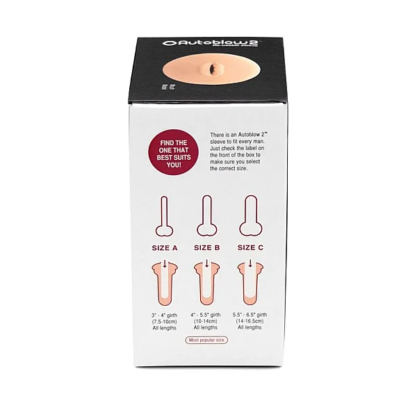 Autoblow 2+ Mouth Sleeve A - Lichte huidskleur van het merk Autoblow - Masturbators - online kopen bij Masculum.nl. De discrete online seks-toys en erotisch heren ondergoed winkel voor gay & hetero mannen.
