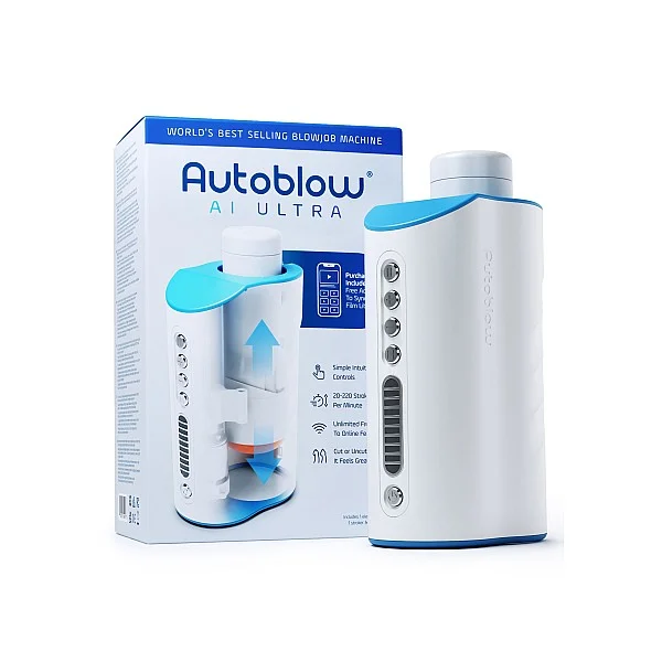 Autoblow AI Ultra - Automatische masturbator van het merk Autoblow - Automatische Masturbator - online kopen bij Masculum.nl. De discrete online seks-toys en erotisch heren ondergoed winkel voor gay & hetero mannen.