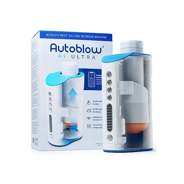 Autoblow AI Ultra - Automatische masturbator van het merk Autoblow - Automatische Masturbator - online kopen bij Masculum.nl. De discrete online seks-toys en erotisch heren ondergoed winkel voor gay & hetero mannen.
