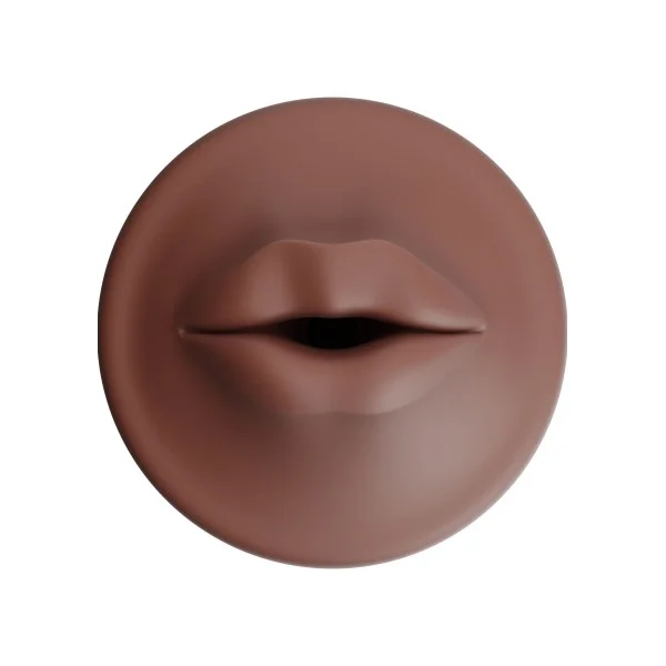 Autoblow AI Ultra Mouth Sleeve - Bruine huidskleur van het merk Autoblow -  - online kopen bij Masculum.nl. De discrete online seks-toys en erotisch heren ondergoed winkel voor gay & hetero mannen.