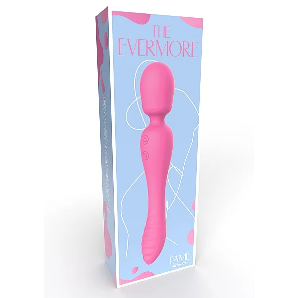 The Evermore 2-in-1 Massager - Roze van het merk Fame - Wand Massagers - online kopen bij Masculum.nl. De discrete online seks-toys en erotisch heren ondergoed winkel voor gay & hetero mannen.