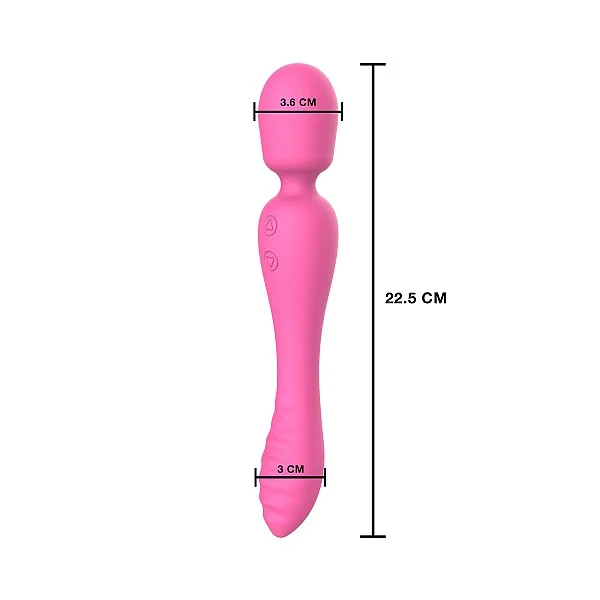 The Evermore 2-in-1 Massager - Roze van het merk Fame - Wand Massagers - online kopen bij Masculum.nl. De discrete online seks-toys en erotisch heren ondergoed winkel voor gay & hetero mannen.
