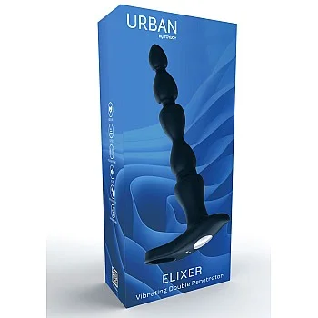 ELIXER - Vibrating Double Penetrator - Blauw