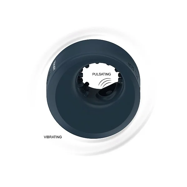 ZEPHYR - Pulsating Stroker & C-Ring - Blauw van het merk Urban - Vibrerende Cockringen - online bestellen bij Masculum.nl. De discrete online seks-toys en erotisch heren ondergoed winkel voor gay & hetero mannen.