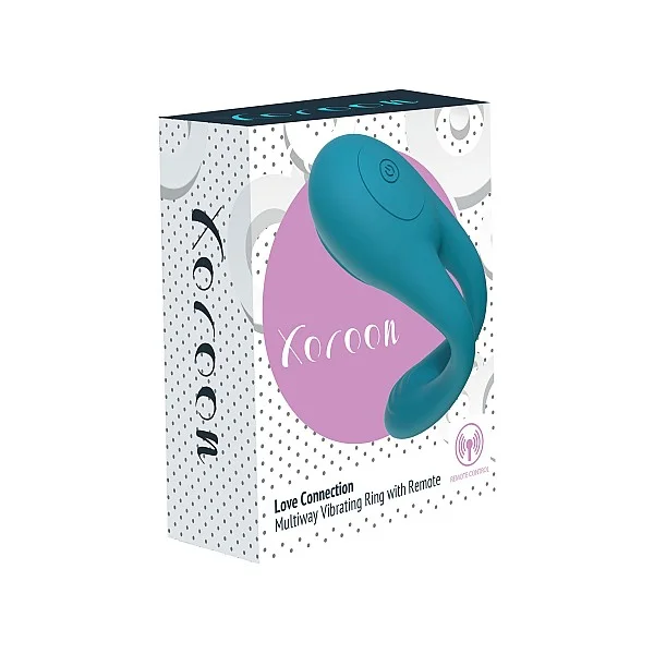 Love Connection Couples Ring - Petrol van het merk Xocoon - Cockringen - online bestellen bij Masculum.nl. De discrete online seks-toys en erotisch heren ondergoed winkel voor gay & hetero mannen.
