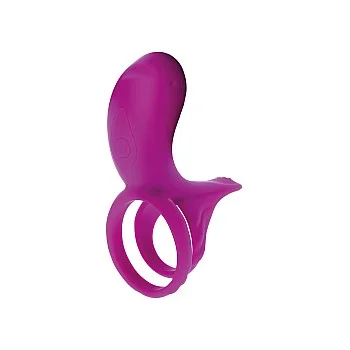 Couples Stimulator Ring - Fuchsia