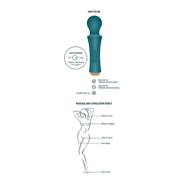 The Personal Wand - Groen van het merk Xocoon - Wand Massagers - online bestellen bij Masculum.nl. De discrete online seks-toys en erotisch heren ondergoed winkel voor gay & hetero mannen.