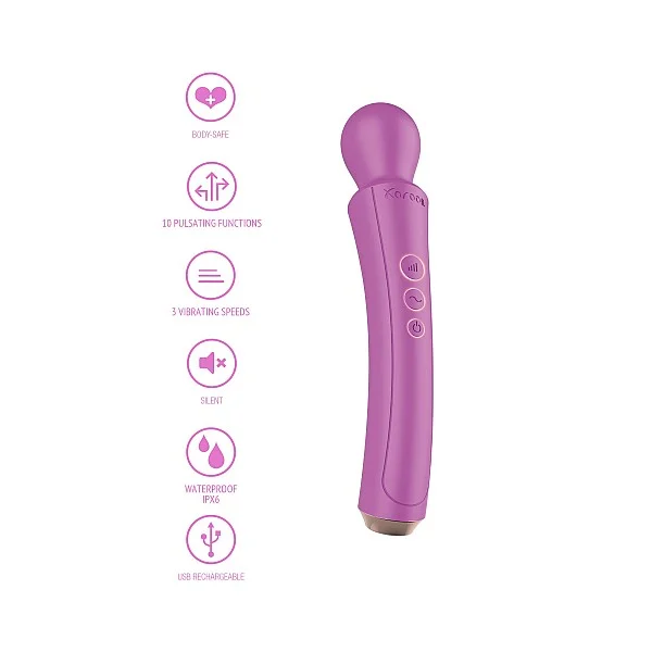 The Curved Wand - Fuchsia van het merk Xocoon - Wand Massagers - online bestellen bij Masculum.nl. De discrete online seks-toys en erotisch heren ondergoed winkel voor gay & hetero mannen.