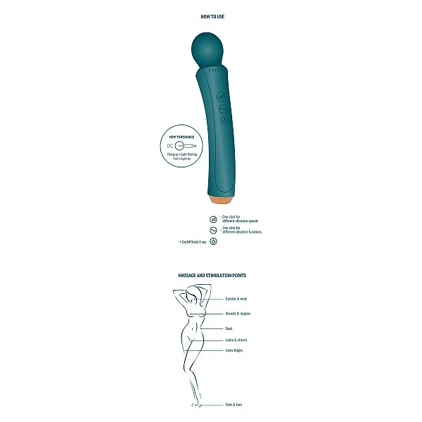 The Curved Wand - Groen van het merk Xocoon - Wand Massagers - online kopen bij Masculum.nl. De discrete online seks-toys en erotisch heren ondergoed winkel voor gay & hetero mannen.