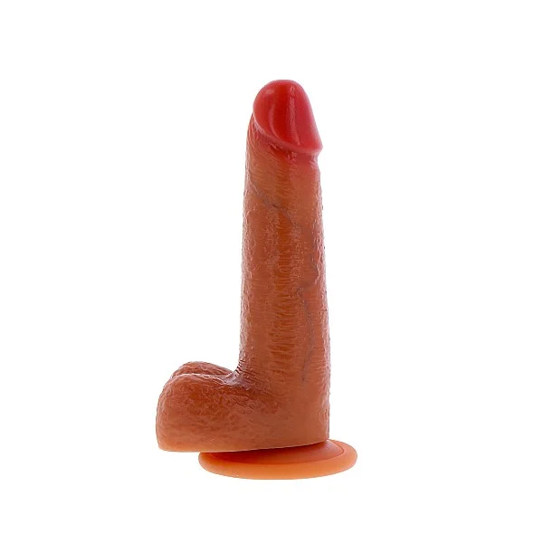 Realistische Siliconen Dildo met Voorhuid 18 cm van het merk Get Real - Dildo met Voorhuid - online kopen bij Masculum.nl. De discrete online seks-toys en erotisch heren ondergoed winkel voor gay & hetero mannen.