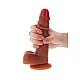 Realistische Siliconen Dildo met Voorhuid 18 cm van het merk Get Real - Dildo met Voorhuid - online kopen bij Masculum.nl. De discrete online seks-toys en erotisch heren ondergoed winkel voor gay & hetero mannen.