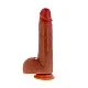 Realistische Silicone Dildo met Voorhuid 20 cm van het merk Get Real - Dildo's met Balzak - online kopen bij Masculum.nl. De discrete online seks-toys en erotisch heren ondergoed winkel voor gay & hetero mannen.
