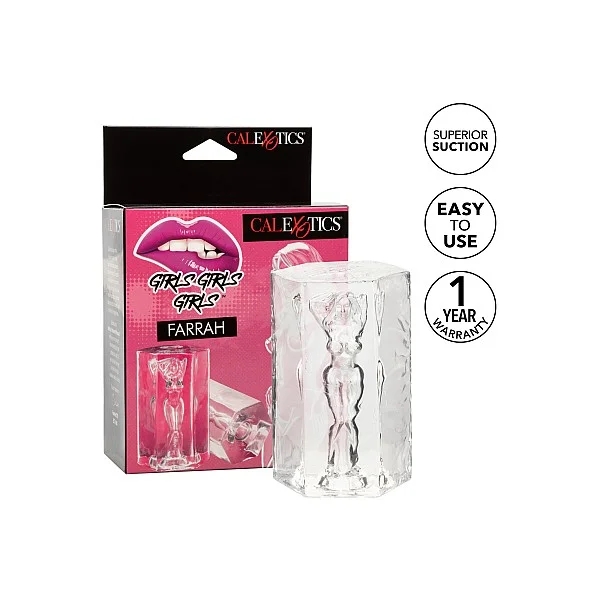 CalExotics Girls Girls Girls Farrah - Transparant van het merk Girls Girls Girls - Sleeve Masturbators - online kopen bij Masculum.nl. De discrete online seks-toys en erotisch heren ondergoed winkel voor gay & hetero mannen.