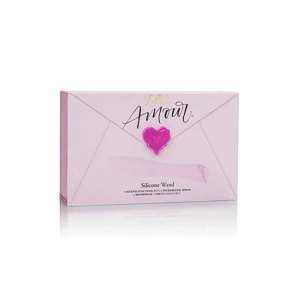 Amour Silicone Wand - Roze van het merk Amour - Prostaat Vibrators - online bestellen bij Masculum.nl. De discrete online seks-toys en erotisch heren ondergoed winkel voor gay & hetero mannen.