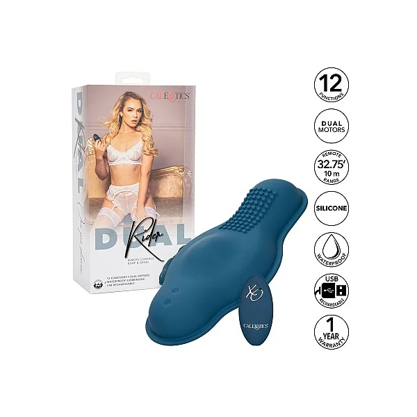 Dual Rider Bump and Grind - Blauw van het merk Remote Controlled Vibes - Sexmachines - online kopen bij Masculum.nl. De discrete online seks-toys en erotisch heren ondergoed winkel voor gay & hetero mannen.