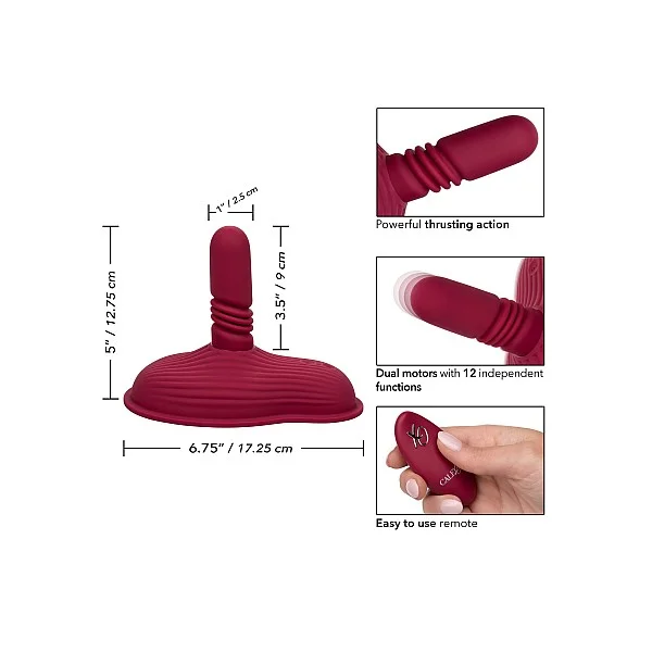 Dual Rider Thrust and Grind - Rood van het merk Remote Controlled Vibes - Sexmachines - online kopen bij Masculum.nl. De discrete online seks-toys en erotisch heren ondergoed winkel voor gay & hetero mannen.