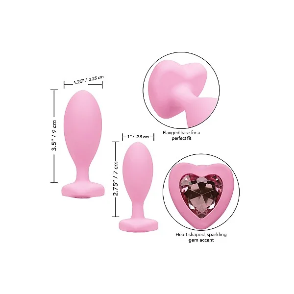 First Time Crystal Booty Duo - Roze van het merk First Time - Buttplugs - online kopen bij Masculum.nl. De discrete online seks-toys en erotisch heren ondergoed winkel voor gay & hetero mannen.