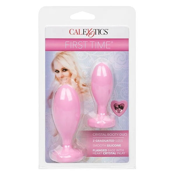 First Time Crystal Booty Duo - Roze van het merk First Time - Buttplugs - online kopen bij Masculum.nl. De discrete online seks-toys en erotisch heren ondergoed winkel voor gay & hetero mannen.