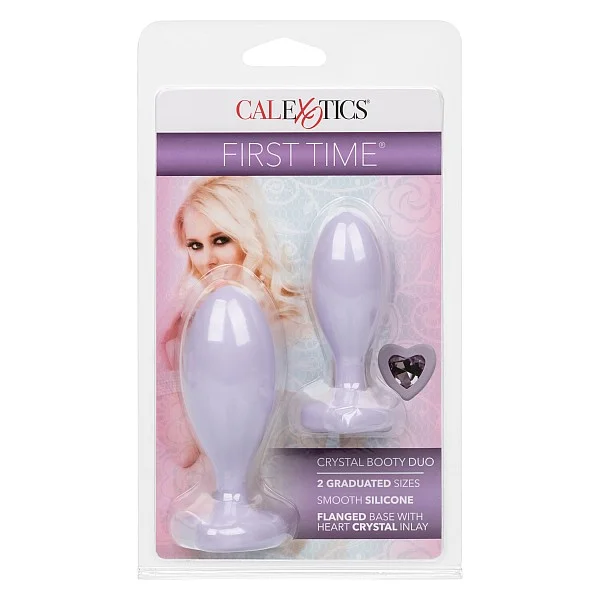 First Time Crystal Booty Duo - Violet van het merk First Time - Buttplugs - online bestellen bij Masculum.nl. De discrete online seks-toys en erotisch heren ondergoed winkel voor gay & hetero mannen.