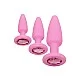 Crystal Booty Kit - Roze van het merk First Time - Buttplugs - online bestellen bij Masculum.nl. De discrete online seks-toys en erotisch heren ondergoed winkel voor gay & hetero mannen.