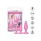 Crystal Booty Kit - Roze van het merk First Time - Buttplugs - online bestellen bij Masculum.nl. De discrete online seks-toys en erotisch heren ondergoed winkel voor gay & hetero mannen.