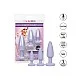 Crystal Booty Kit - Paars van het merk First Time - Buttplugs - online bestellen bij Masculum.nl. De discrete online seks-toys en erotisch heren ondergoed winkel voor gay & hetero mannen.