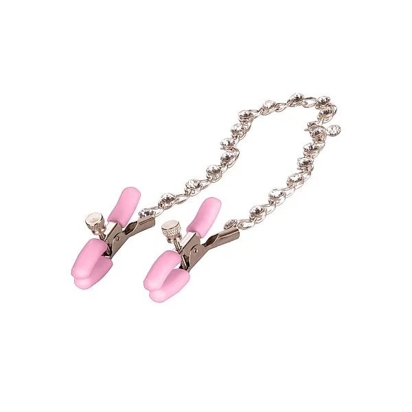 Crystal Nipple Teasers - Metaal van het merk First Time - Tepelklemmen - online kopen bij Masculum.nl. De discrete online seks-toys en erotisch heren ondergoed winkel voor gay & hetero mannen.