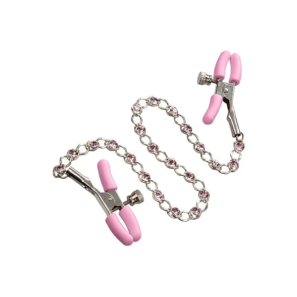 Crystal Nipple Teasers - Metaal van het merk First Time - Tepelklemmen - online kopen bij Masculum.nl. De discrete online seks-toys en erotisch heren ondergoed winkel voor gay & hetero mannen.
