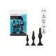 Silicone Anal Starter Kit - Zwart van het merk Anal - Buttplugs - online bestellen bij Masculum.nl. De discrete online seks-toys en erotisch heren ondergoed winkel voor gay & hetero mannen.