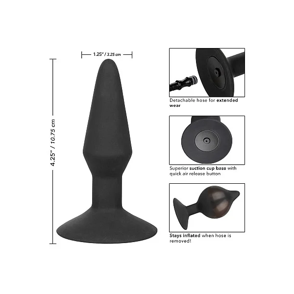 Medium Inflatable Plug - Zwart van het merk Anal - Opblaasbare Dildo's - online bestellen bij Masculum.nl. De discrete online seks-toys en erotisch heren ondergoed winkel voor gay & hetero mannen.