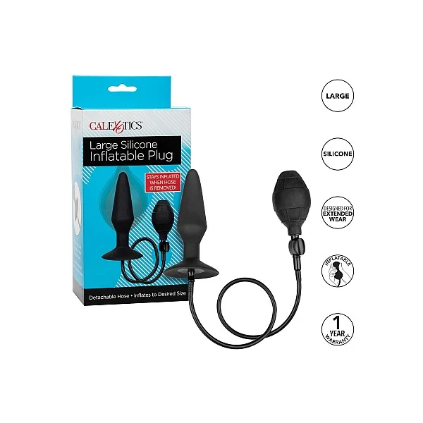 Large Silicone Inflatable Plug - Zwart van het merk Anal - Opblaasbare Dildo's - online kopen bij Masculum.nl. De discrete online seks-toys en erotisch heren ondergoed winkel voor gay & hetero mannen.