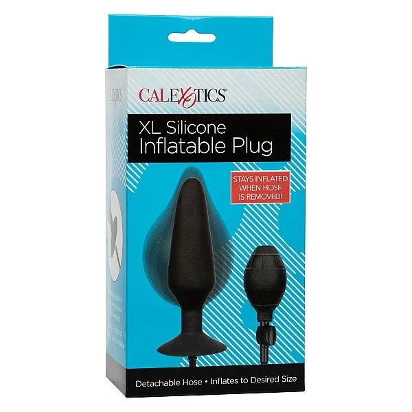XL Silicone Inflatable Plug - Zwart van het merk Anal - Opblaasbare Dildo's - online bestellen bij Masculum.nl. De discrete online seks-toys en erotisch heren ondergoed winkel voor gay & hetero mannen.