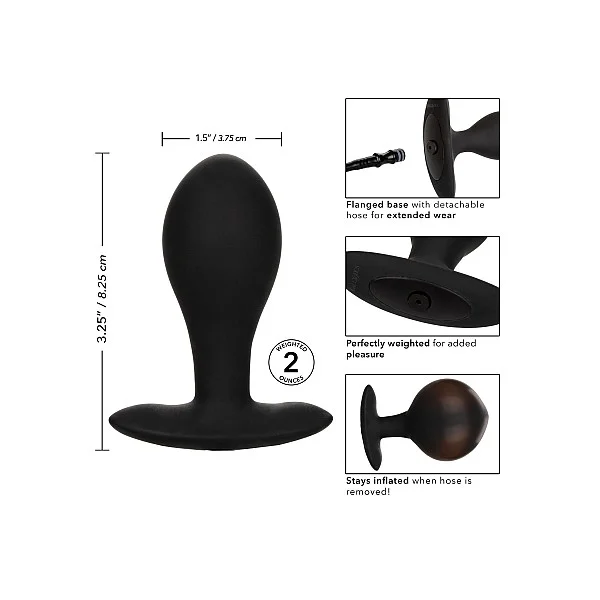 Weighted Inflatable Plug Large - Zwart van het merk Anal - Opblaasbare Dildo's - online bestellen bij Masculum.nl. De discrete online seks-toys en erotisch heren ondergoed winkel voor gay & hetero mannen.