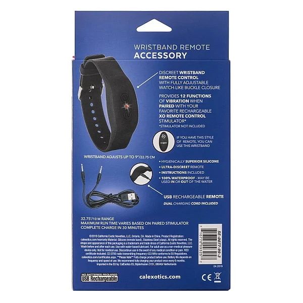 Wristband Remote Accessory - Zwart van het merk Remote Controlled Vibes - Sextoys - online bestellen bij Masculum.nl. De discrete online seks-toys en erotisch heren ondergoed winkel voor gay & hetero mannen.