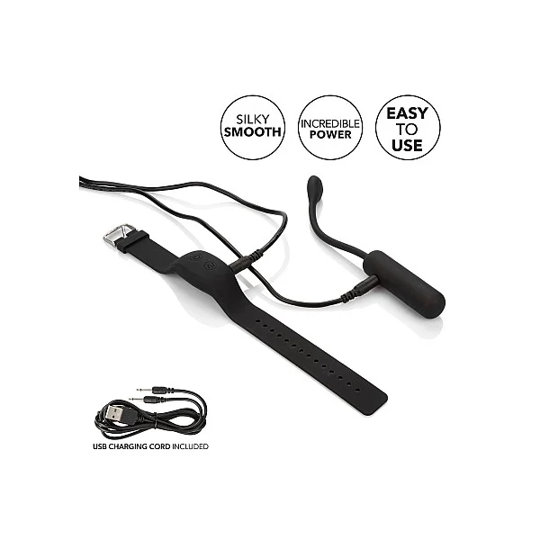 Wristband Remote Petite Bullet - Zwart van het merk Remote Controlled Vibes - Vibrerende Eitjes - online bestellen bij Masculum.nl. De discrete online seks-toys en erotisch heren ondergoed winkel voor gay & hetero mannen.