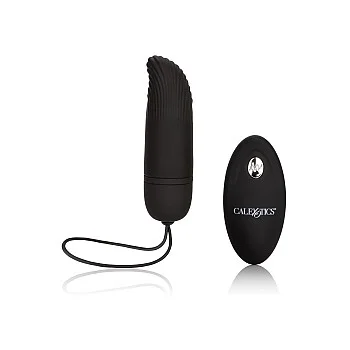 Silicone Remote Ridged G - Zwart