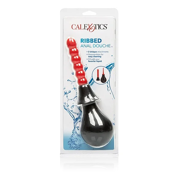 Ribbed Anal Douche - Zwart van het merk Water Systems - Anaal Douches - online bestellen bij Masculum.nl. De discrete online seks-toys en erotisch heren ondergoed winkel voor gay & hetero mannen.