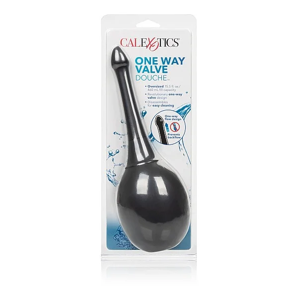 One Way Valve Douche - Zwart van het merk Water Systems - Anaal Douches - online kopen bij Masculum.nl. De discrete online seks-toys en erotisch heren ondergoed winkel voor gay & hetero mannen.