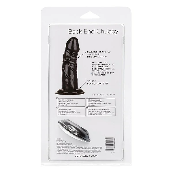 Back End Chubby - Zwart van het merk Anal - Realistische Dildo's - online kopen bij Masculum.nl. De discrete online seks-toys en erotisch heren ondergoed winkel voor gay & hetero mannen.