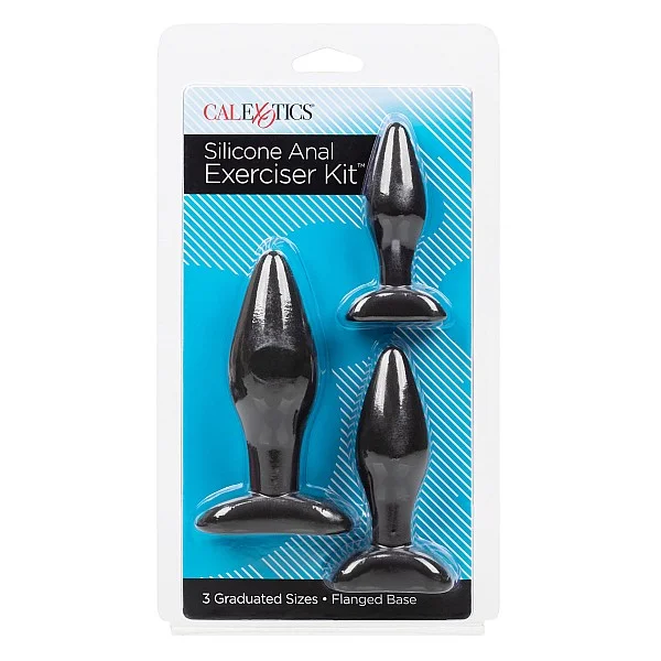 Silicone Anal Exerciser Kit - Zwart van het merk Anal - Buttplugs - online kopen bij Masculum.nl. De discrete online seks-toys en erotisch heren ondergoed winkel voor gay & hetero mannen.
